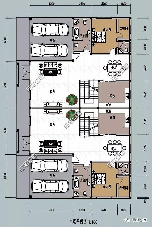 3套最美双拼农村别墅，家有2兄弟房子这样建超棒！第1套独栋也美