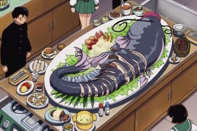 犬夜叉中十大妖怪美食，油炸最猛胜，叫花铁鸡，炖杀生丸