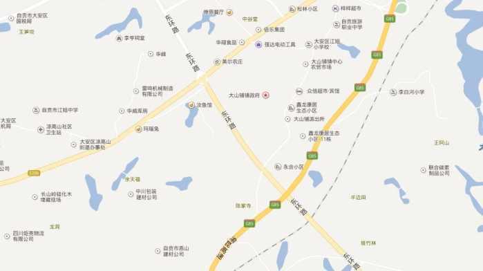 徜徉自贡乡镇之黄昏下的大山铺老街