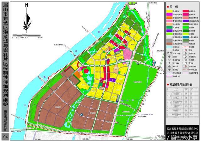 眉山市城乡规划局发布主城区控制性详细规划维护成果公告