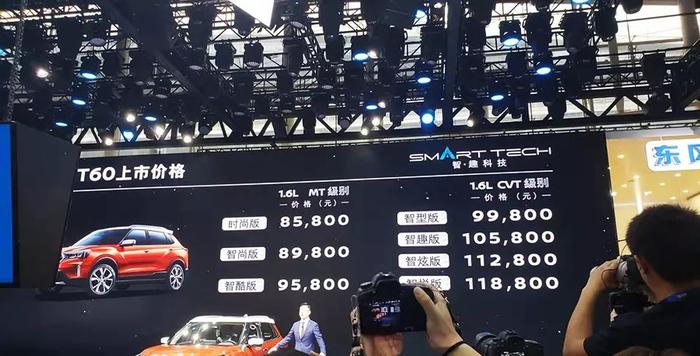 8.58万起，标配日产发动机，启辰首款小型SUV T60买哪款最值?