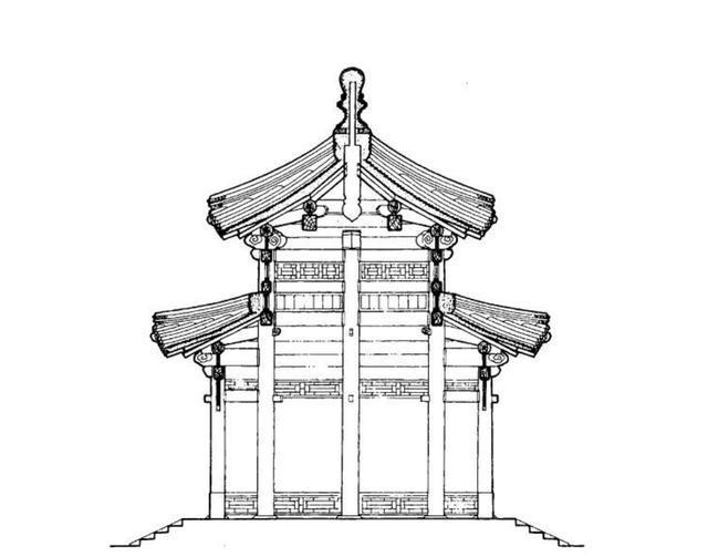 41 古建筑之 两圈柱（双围柱）重檐六角亭