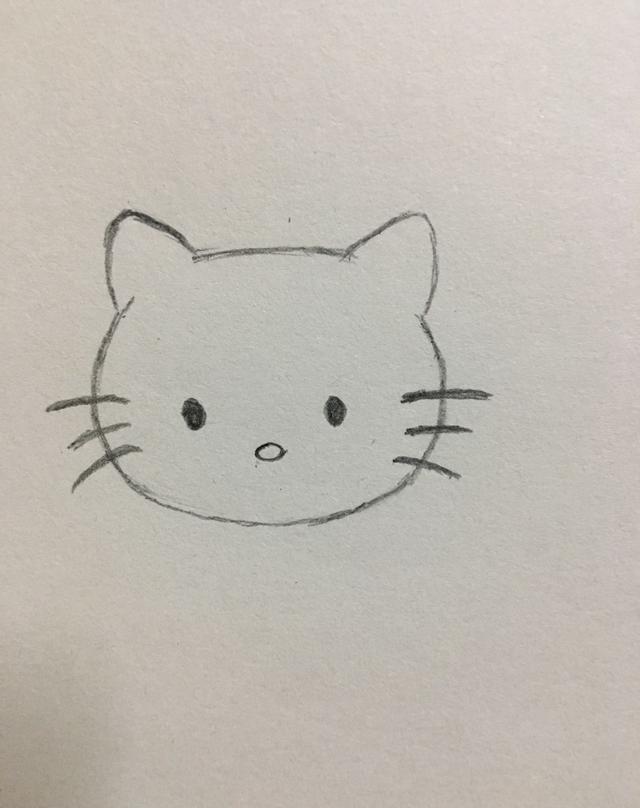 简笔画——hello kitty的画法