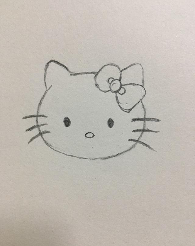 简笔画——hello kitty的画法