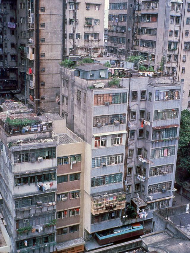 香港旧影1979年，九龙半岛土瓜湾住宅区