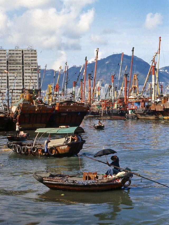 香港旧影1979年，九龙半岛土瓜湾住宅区