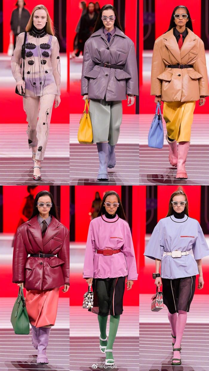 PRADA F/W 2020  ||  和男装秀的秀场装置一样