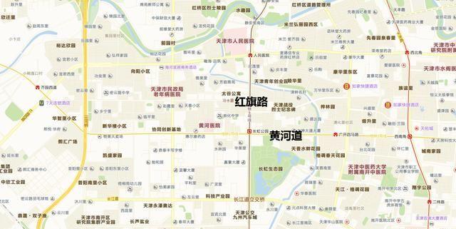 解析天津地铁2号线的长虹公园站：笔直的黄河道红旗路不像在天津