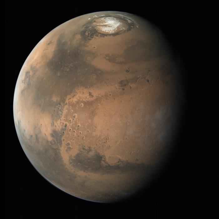 火星发现大规模的冰！如融化将能覆盖火星表面1.5米深