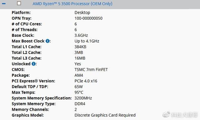 小米29英寸曲面屏显示器将发布 AMD Ryzen 5 3500现身