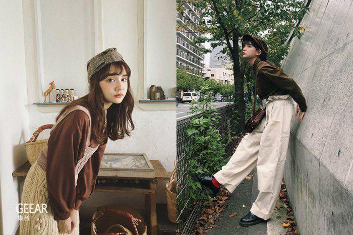 日本杂志御用模特村田伦子，让人迷上她的青文字系穿搭！