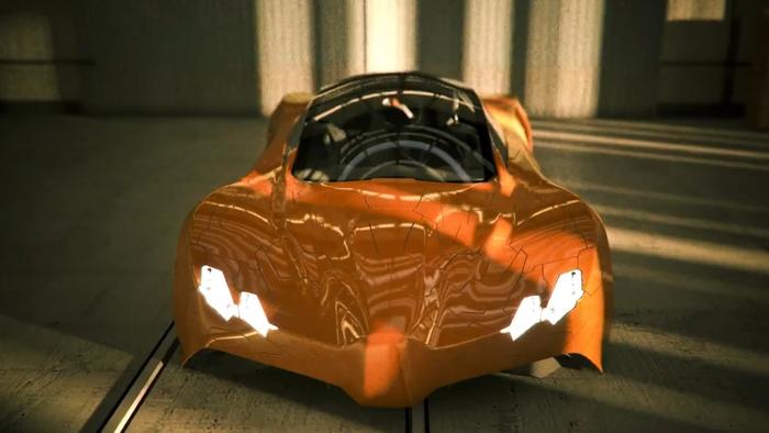 英国小伙发明炫酷跑车，车身由250片鳞片组成，刹车就能变形