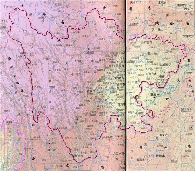 四川省是我国地形最为复杂的省份，从川西到川东落差近7000米