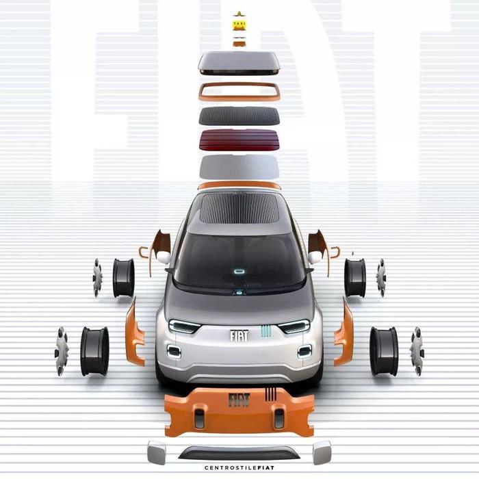 菲亚特展望未来电动车愿景：像乐高一样组装自己的爱车