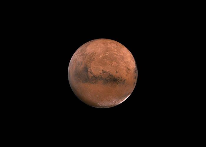 火星轨道飞行器在火星上探测到一片直径为20千米的冰下湖泊