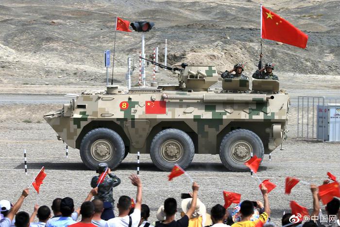俄新型“台风”轮式装甲车亮相“国际军事比赛-2019”