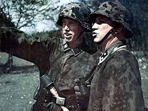 迷彩服：英军最早在殖民地采用，二战德国迷彩初具现代军事雏形