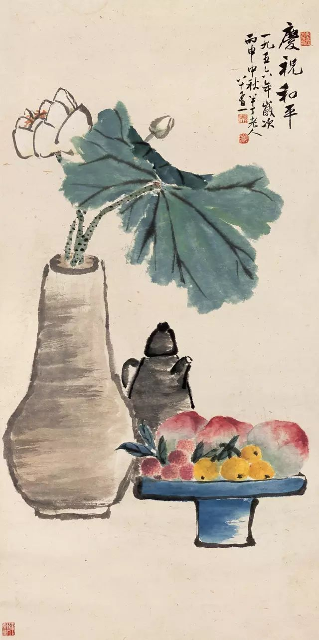 半丁老人：20世纪的中国绘画史中的巨匠。|陈半丁|设色_新浪新闻