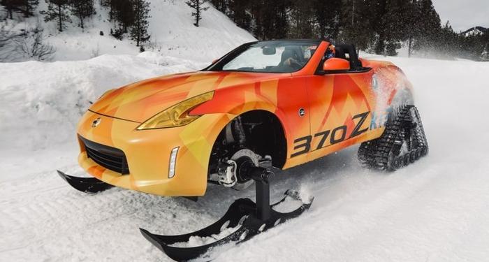 想在雪地里玩漂移？日产370Zki概念车了解一下！