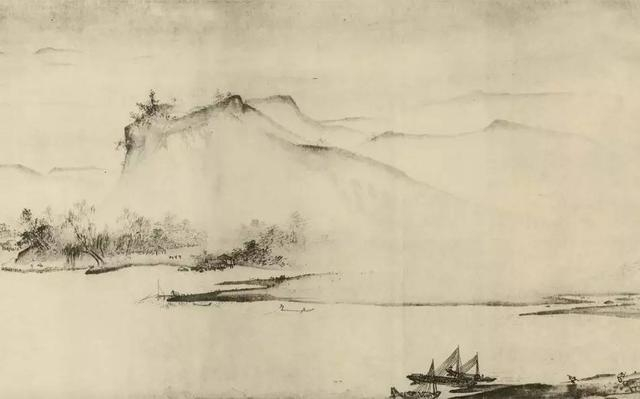 中国 王希孟南宋時代 肉筆保證 唐物唐本 掛け軸 捲り BD261A12-2