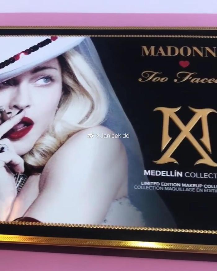 MADONNA×TOO FACED合作款彩妆系列

以麦当娜标志性的两个妆容推出了