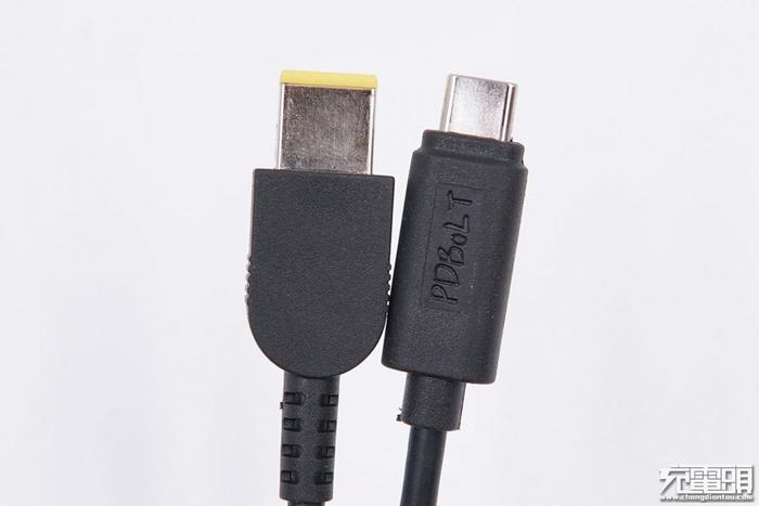 拆解报告：USB-C to 联想方口充电线