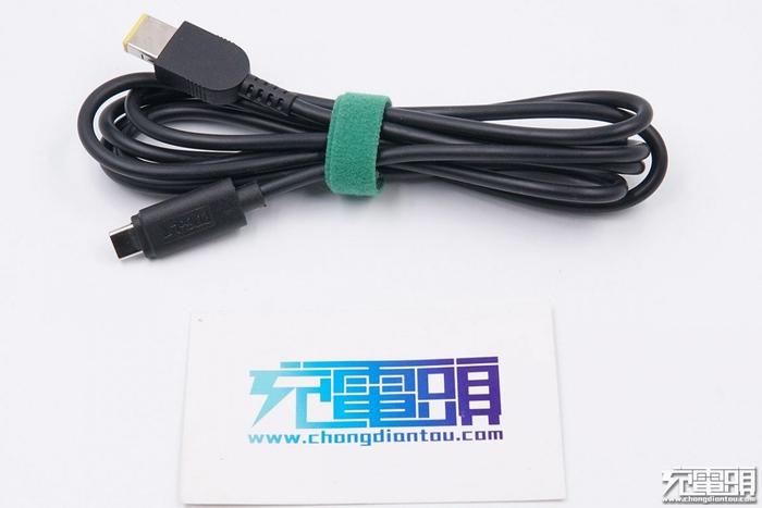 拆解报告：USB-C to 联想方口充电线