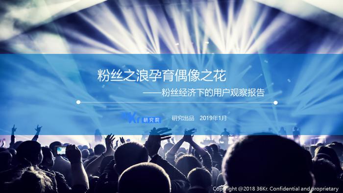 36氪研究 : 粉丝经济用户调研报告