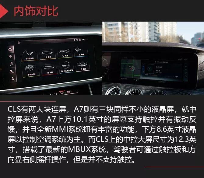 诠释各自对优雅的理解 奔驰CLS对比奥迪A7