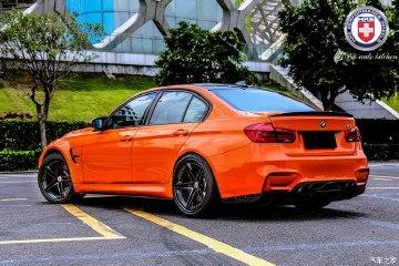 也许是全球首套HRE S207 上身，M3烈炎橙