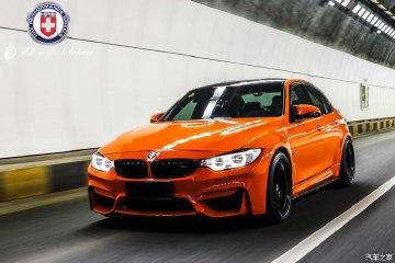 也许是全球首套HRE S207 上身，M3烈炎橙