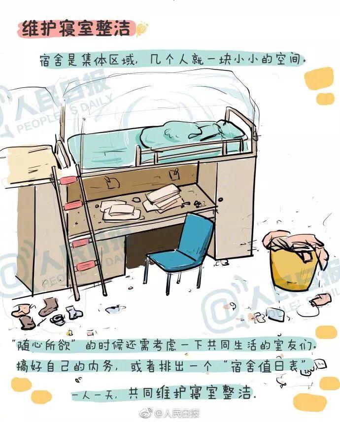 大学宿舍必备手册，教您做中国好室友！
