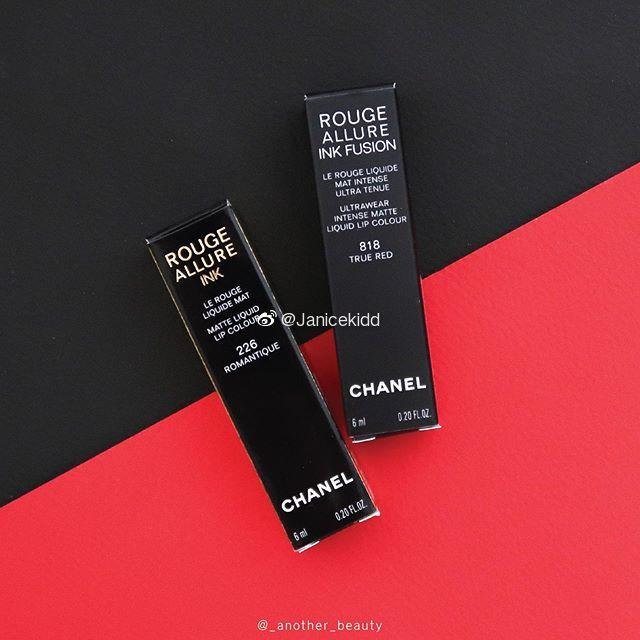 ✨ 
CHANEL 2019年秋季新品哑光唇釉Rouge Allure Ink Fusion 试色分