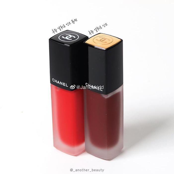 ✨ 
CHANEL 2019年秋季新品哑光唇釉Rouge Allure Ink Fusion 试色分