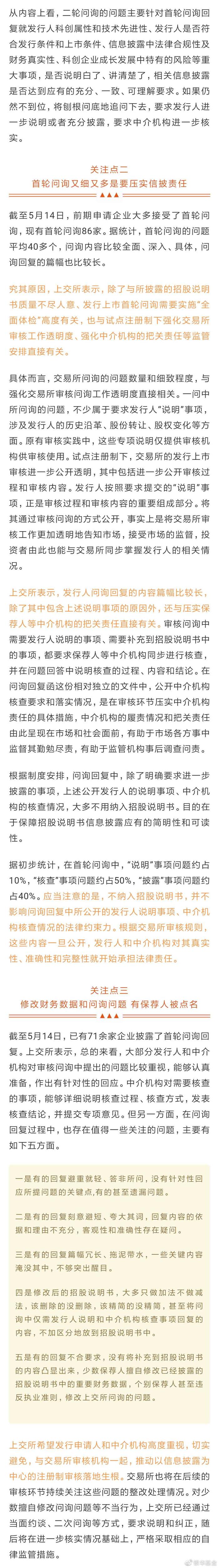 重磅！科创板最新问询回复来了，看十大关键点