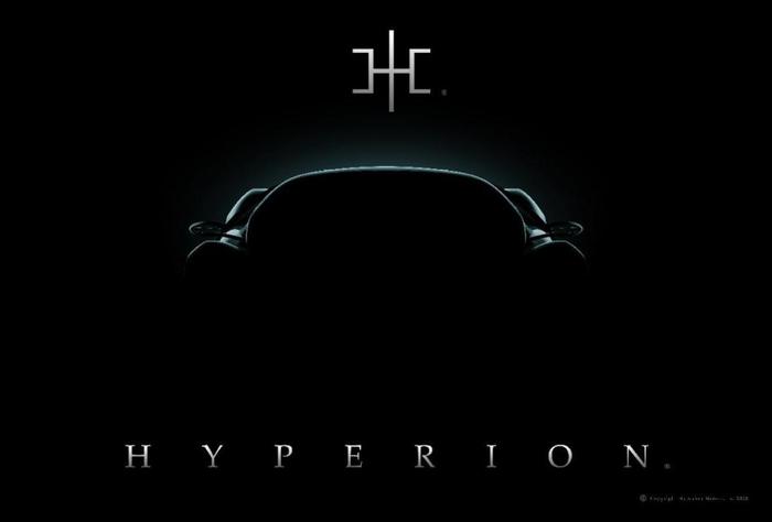 Hyperion发新车预告图 采用氢燃料电池驱动系统