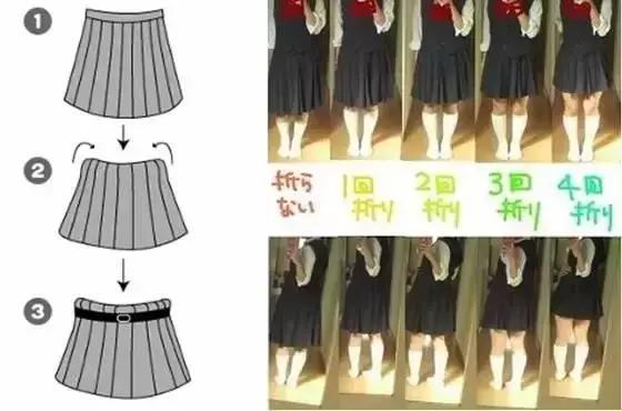 日本女高中生的超短裙再破纪录，那点布料还能遮住什么？