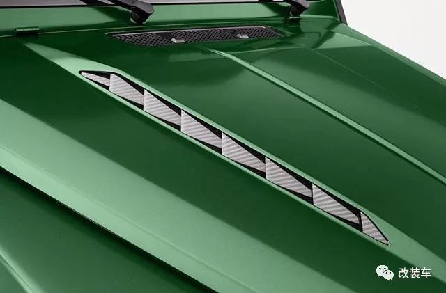 新款奔驰G级改装碳纤维配件，原谅绿的外观也掩盖不了它的气质！