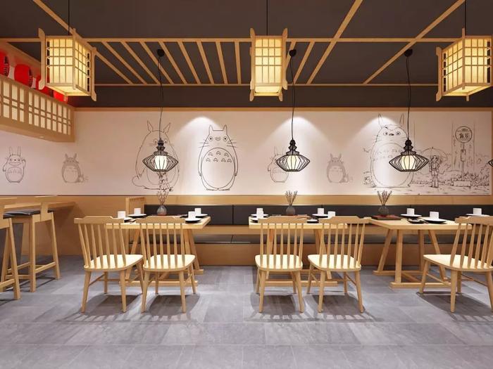 日料餐厅装修设计，打造一个充满古香古色的用餐空间！