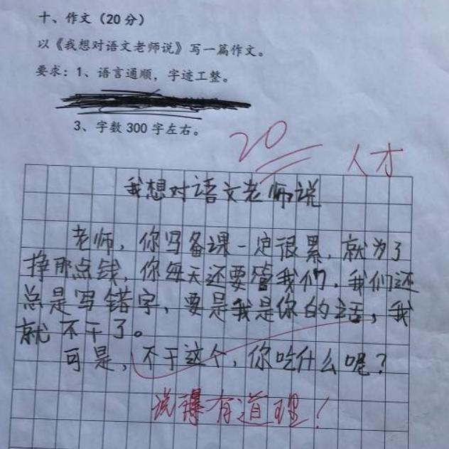 小学语文老师有多难？看了这些奇葩作文，网友：老师太难了