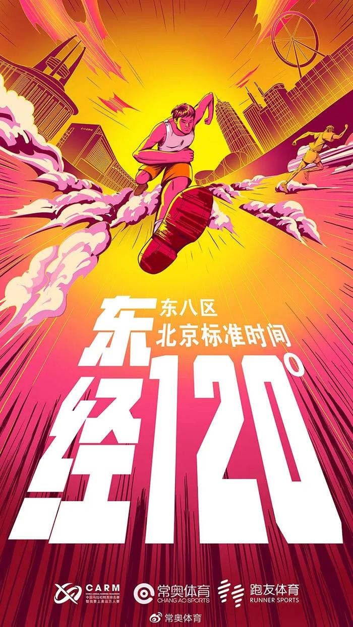 中国马拉松精英排名赛起终点确定 从东经120北京时间出发追逐奥运梦