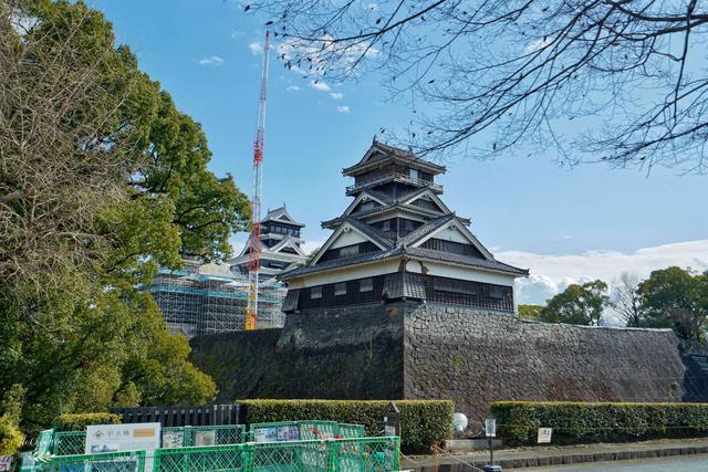 日本著名三大名城之一，又被称为银杏城，因熊本熊闻名世界