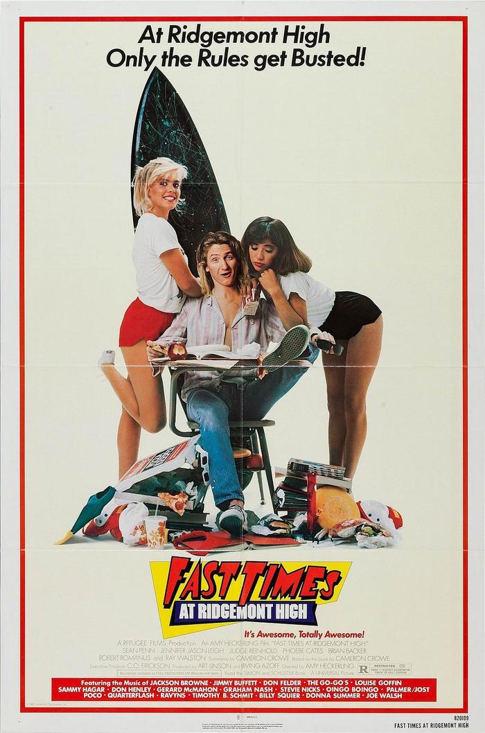 带火了 Slip-On 的美国校园喜剧《Fast Times at Ridgemont High》你