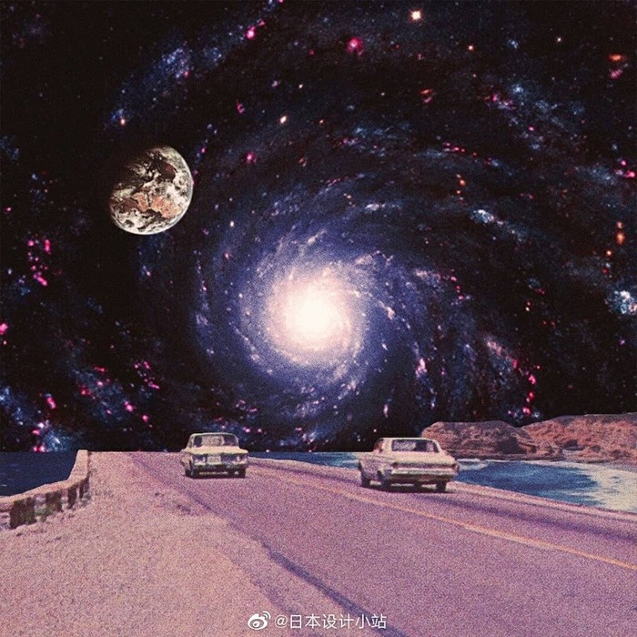 艺术家Mārtiņš Maļinovskis用拼贴画带你走进科幻场