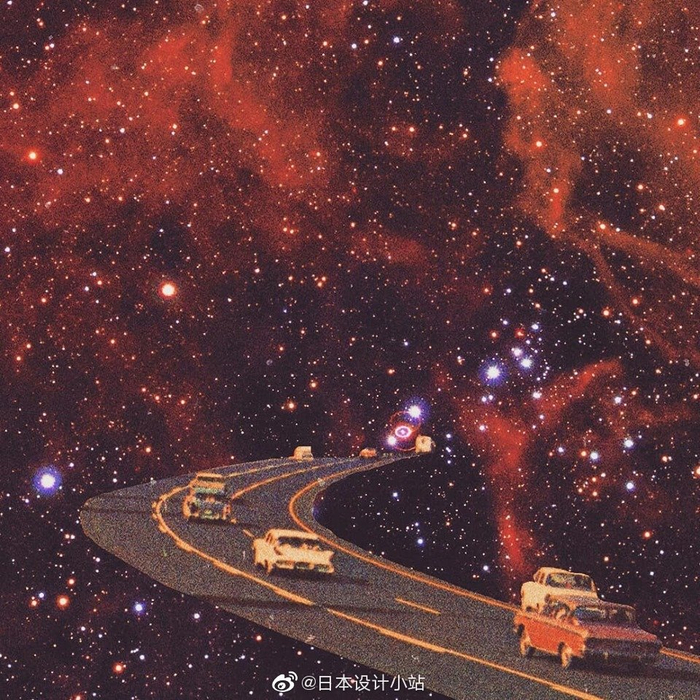 艺术家Mārtiņš Maļinovskis用拼贴画带你走进科幻场