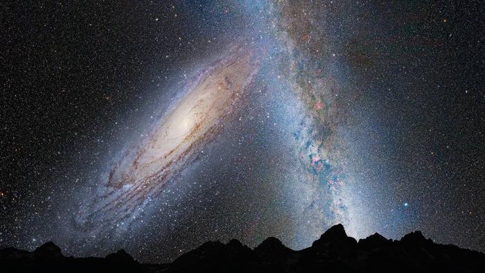 当银河系与仙女座星系相撞时，地球会发生什么？
