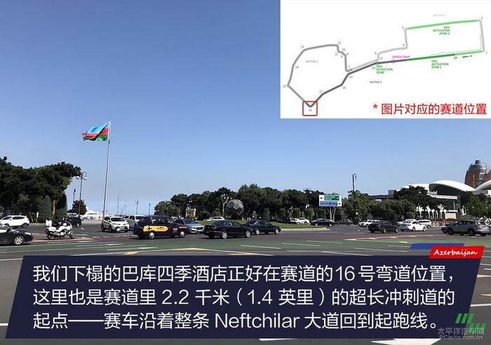 游走在巴库F1街道赛道 当地人的汽车生活很燃吗？