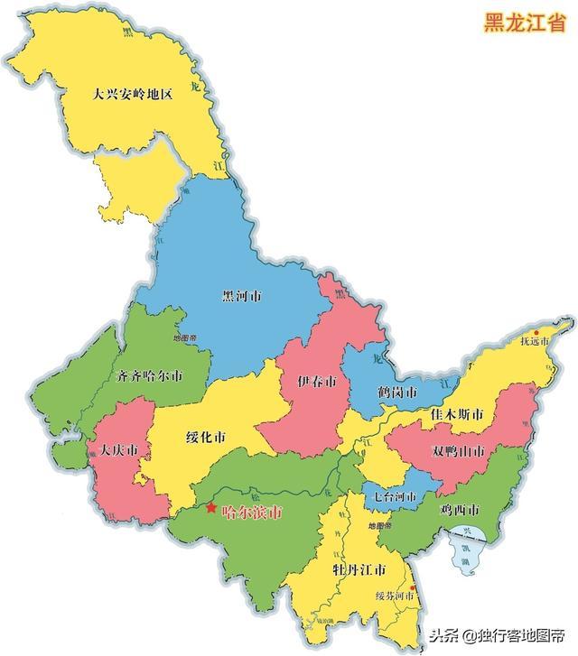 黑龙江伊春市只有110万人口，为何设15个市辖区？