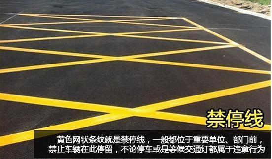 非常全面的路面标志线，看完上路再也不抓狂