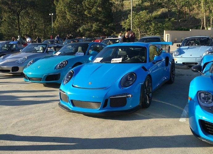 蓝色三兄弟——保时捷991 + GT3 RS + 918 Spyder